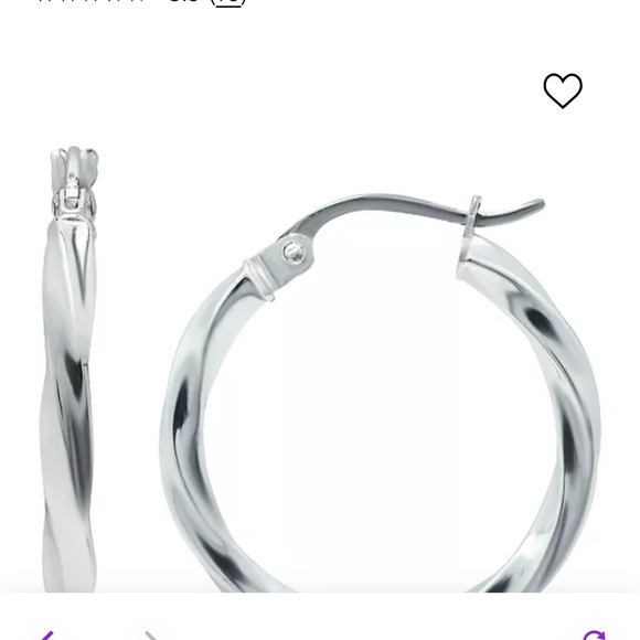 NWT Giani Bernini. Twist Hoop Earrings in 18k Gold-Plated Sterling Silver 15mm